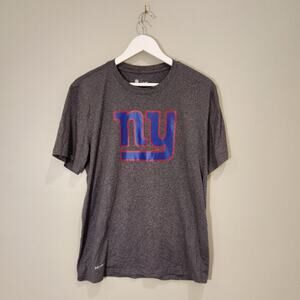 NFL Apparel The Nike Tee NY Football Dri-Fit Activewear Fan Game Day - Size L